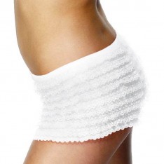 Culotte blanche froufrou