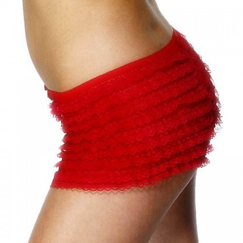 Culotte rouge froufrou